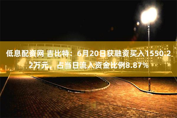 低息配资网 吉比特：6月20日获融资买入1550.22万元，占当日流入资金比例8.87%